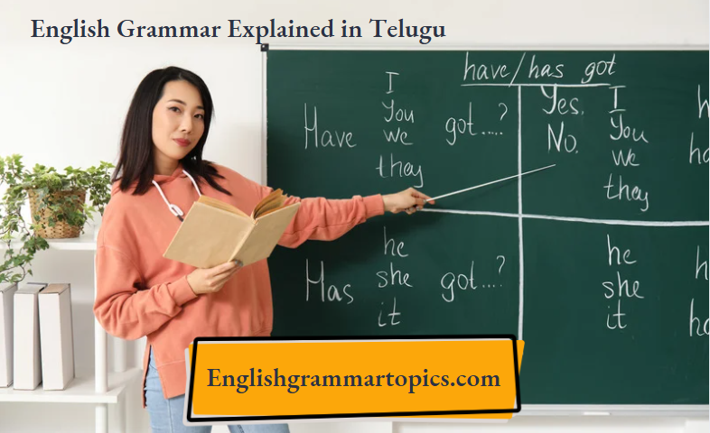 English Grammar Explained In Telugu